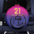 Custom UAE Cricket Spare Tire Cover United Arab Emirates Falcon Sporty Pattern - Wonder Print Shop