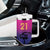 Custom UAE Cricket Tumbler With Handle United Arab Emirates Falcon Sporty Pattern - Wonder Print Shop