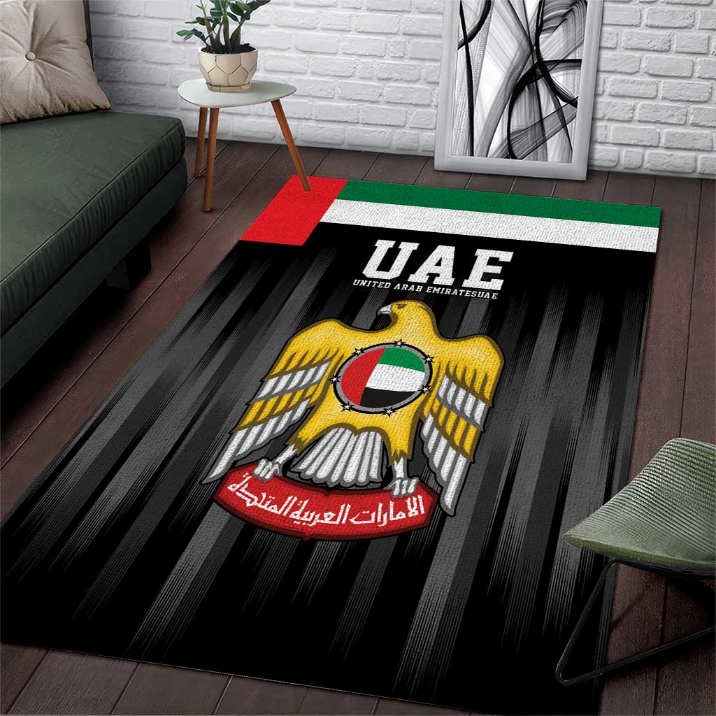 United Arab Emirates Area Rug UAE Emblem Hawk of Quraish LT9 - Wonder Print Shop