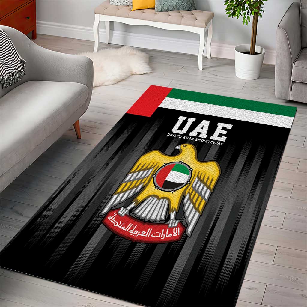 United Arab Emirates Area Rug UAE Emblem Hawk of Quraish LT9 - Wonder Print Shop