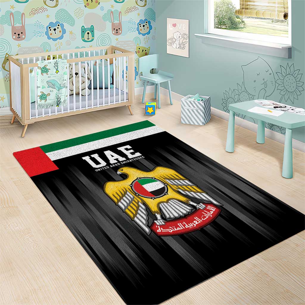 United Arab Emirates Area Rug UAE Emblem Hawk of Quraish LT9 - Wonder Print Shop