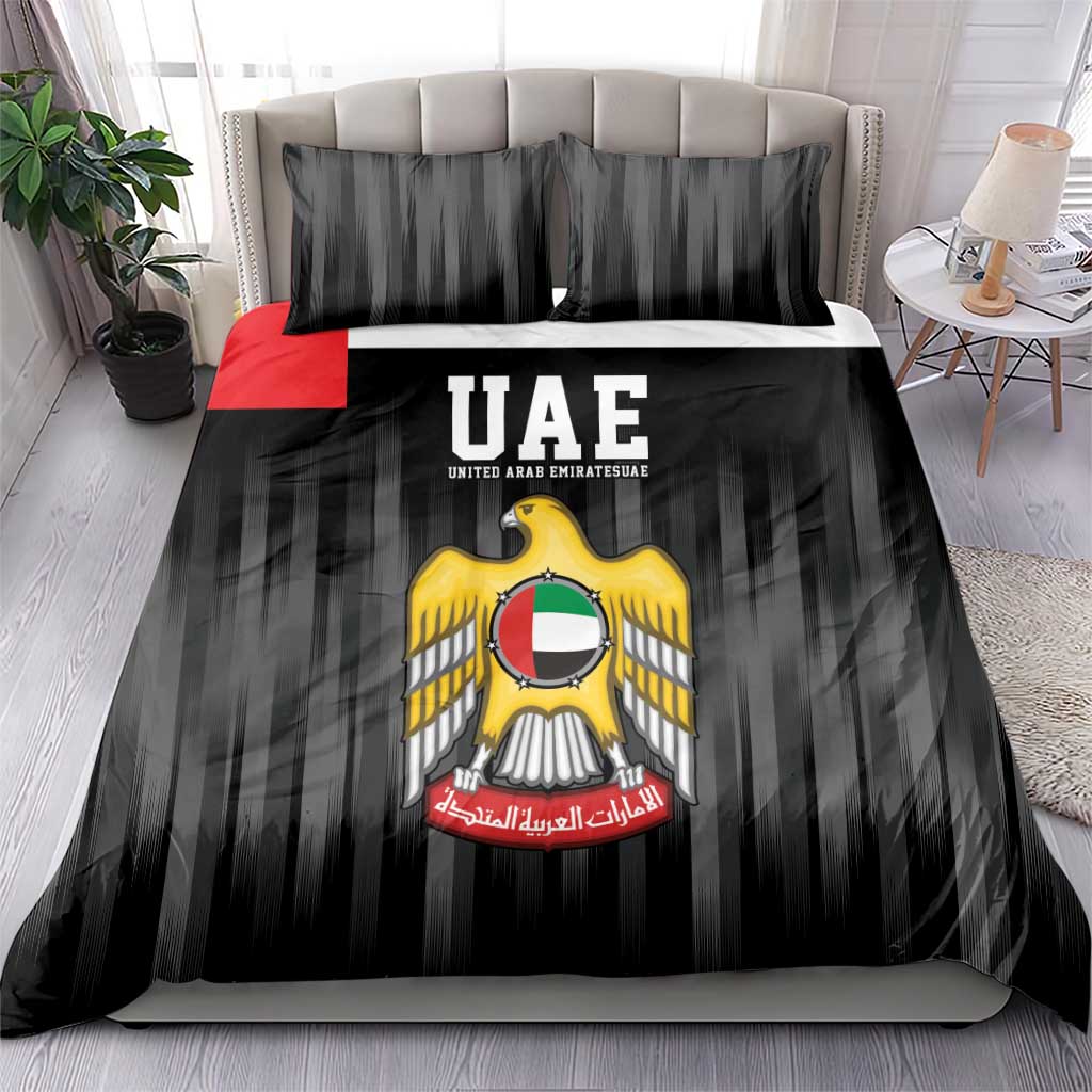 United Arab Emirates Bedding Set UAE Emblem Hawk of Quraish LT9 - Wonder Print Shop