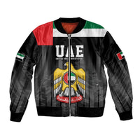United Arab Emirates Bomber Jacket UAE Emblem Hawk of Quraish LT9 - Wonder Print Shop