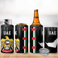 United Arab Emirates 4 in 1 Can Cooler Tumbler UAE Emblem Hawk of Quraish LT9 - Wonder Print Shop