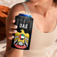 United Arab Emirates 4 in 1 Can Cooler Tumbler UAE Emblem Hawk of Quraish LT9 - Wonder Print Shop
