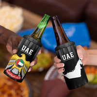 United Arab Emirates 4 in 1 Can Cooler Tumbler UAE Emblem Hawk of Quraish LT9 - Wonder Print Shop
