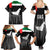 United Arab Emirates Family Matching Summer Maxi Dress and Hawaiian Shirt UAE Emblem Hawk of Quraish - Wonder Print Shop