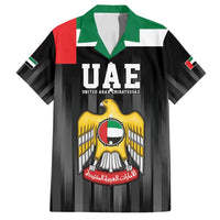 United Arab Emirates Family Matching Summer Maxi Dress and Hawaiian Shirt UAE Emblem Hawk of Quraish - Wonder Print Shop