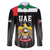 United Arab Emirates Family Matching Summer Maxi Dress and Hawaiian Shirt UAE Emblem Hawk of Quraish - Wonder Print Shop