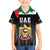United Arab Emirates Family Matching Summer Maxi Dress and Hawaiian Shirt UAE Emblem Hawk of Quraish - Wonder Print Shop