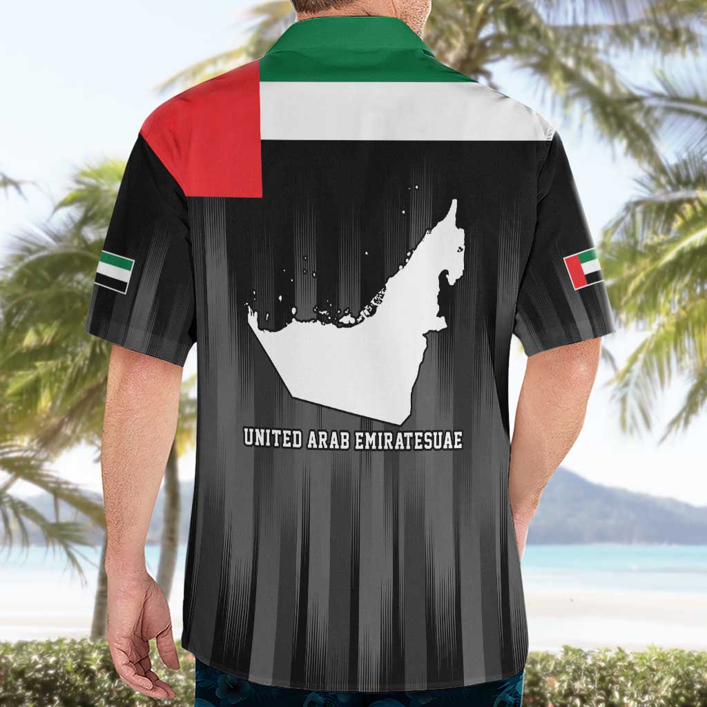 United Arab Emirates Hawaiian Shirt UAE Emblem Hawk of Quraish - Wonder Print Shop