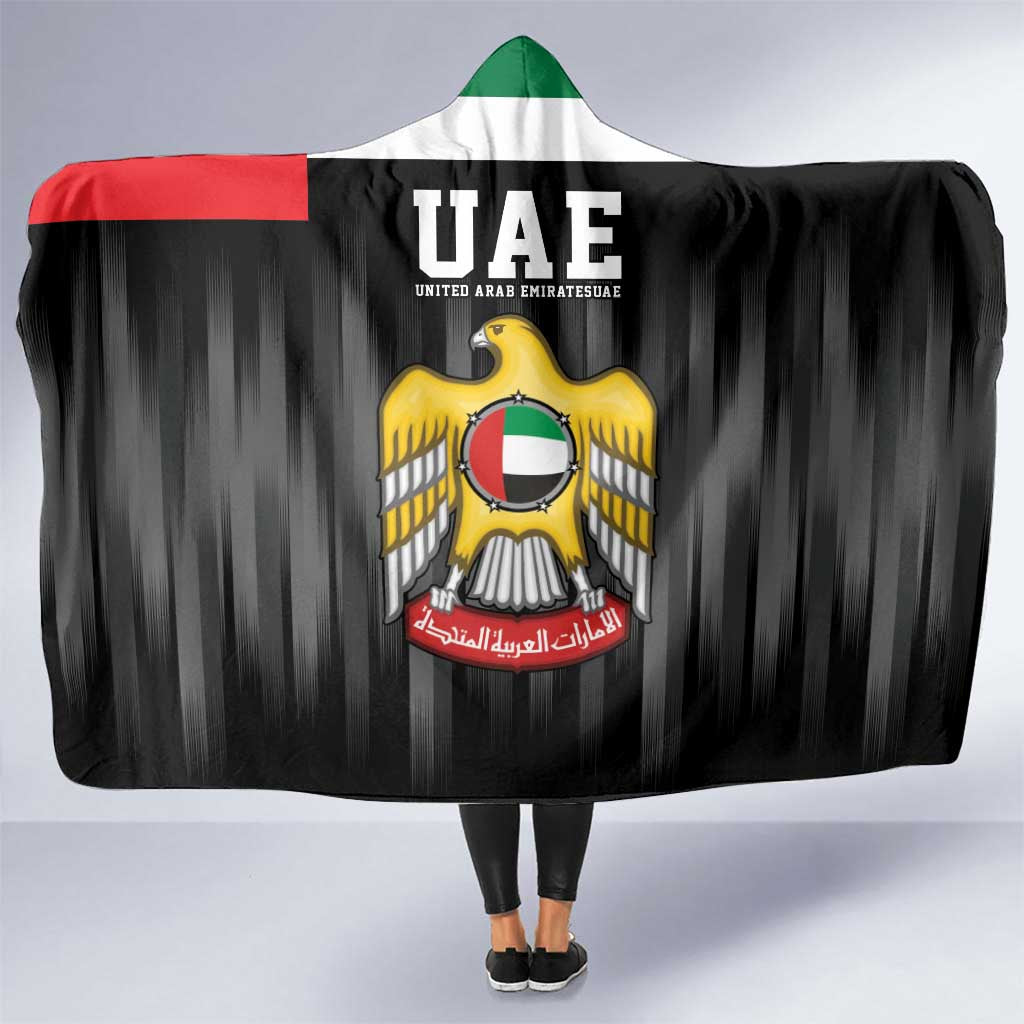 United Arab Emirates Hooded Blanket UAE Emblem Hawk of Quraish LT9