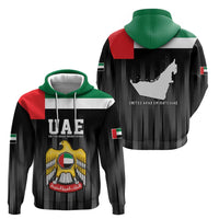 United Arab Emirates Hoodie UAE Emblem Hawk of Quraish - Wonder Print Shop