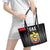 United Arab Emirates Leather Tote Bag UAE Emblem Hawk of Quraish - Wonder Print Shop