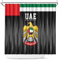 United Arab Emirates Shower Curtain UAE Emblem Hawk of Quraish LT9