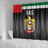 United Arab Emirates Shower Curtain UAE Emblem Hawk of Quraish LT9