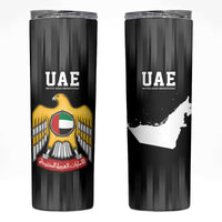United Arab Emirates Skinny Tumbler UAE Emblem Hawk of Quraish - Wonder Print Shop