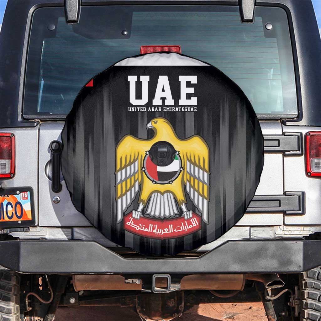 United Arab Emirates Spare Tire Cover UAE Emblem Hawk of Quraish - Wonder Print Shop