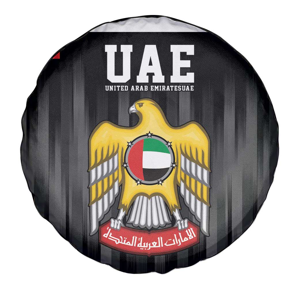 United Arab Emirates Spare Tire Cover UAE Emblem Hawk of Quraish - Wonder Print Shop