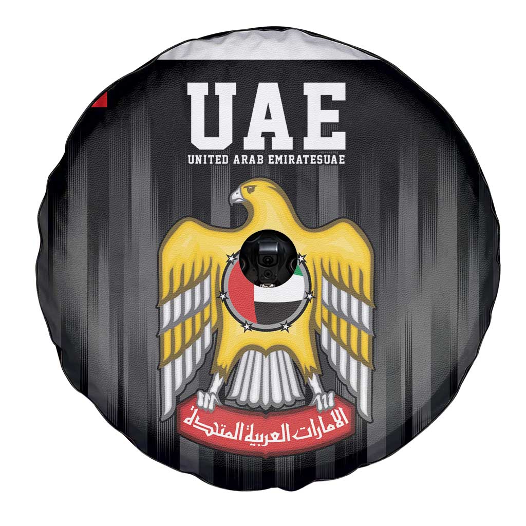 United Arab Emirates Spare Tire Cover UAE Emblem Hawk of Quraish - Wonder Print Shop
