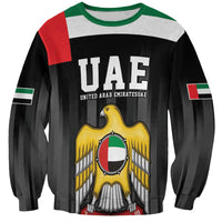 United Arab Emirates Sweatshirt UAE Emblem Hawk of Quraish - Wonder Print Shop