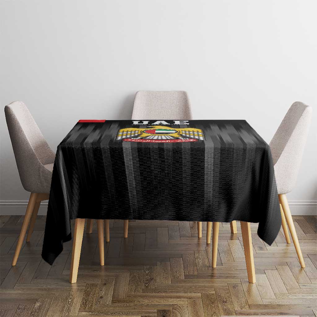 United Arab Emirates Tablecloth UAE Emblem Hawk of Quraish - Wonder Print Shop
