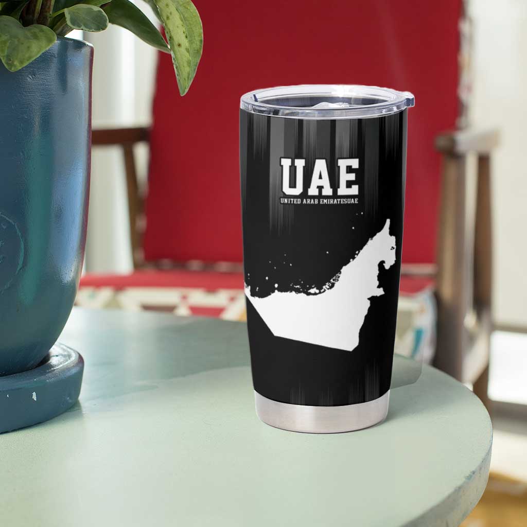 United Arab Emirates Tumbler Cup UAE Emblem Hawk of Quraish - Wonder Print Shop