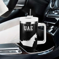 United Arab Emirates Tumbler With Handle UAE Emblem Hawk of Quraish - Wonder Print Shop