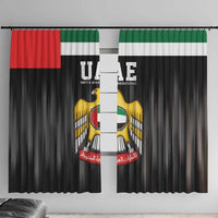 United Arab Emirates Window Curtain UAE Emblem Hawk of Quraish - Wonder Print Shop