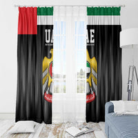 United Arab Emirates Window Curtain UAE Emblem Hawk of Quraish - Wonder Print Shop