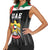 United Arab Emirates Women Sleeveless Polo Shirt UAE Emblem Hawk of Quraish - Wonder Print Shop