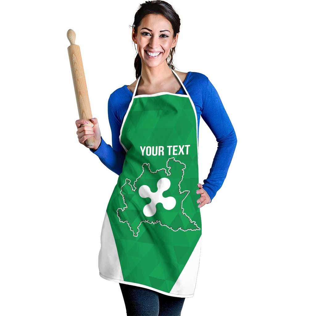 Personalized Italy Lombardy Apron Inspiration Flags Style - Wonder Print Shop
