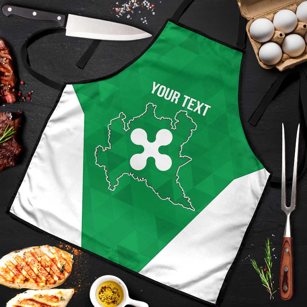 Personalized Italy Lombardy Apron Inspiration Flags Style - Wonder Print Shop