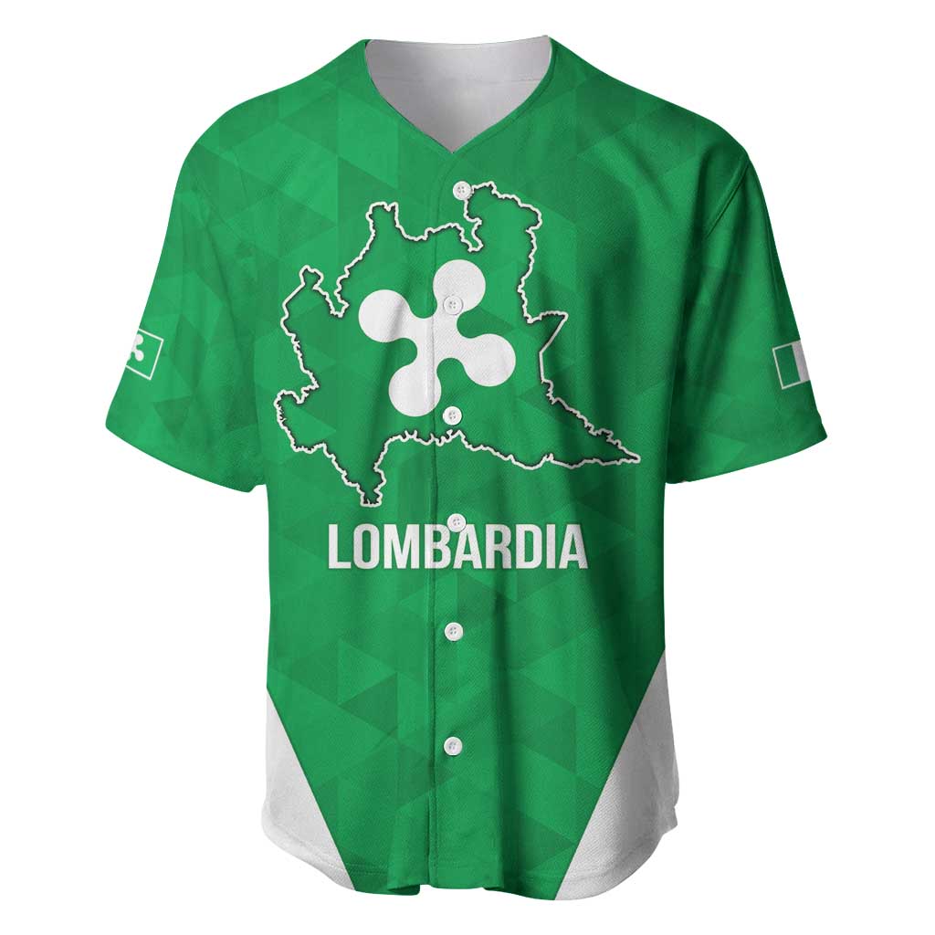 Personalized Italy Lombardy Baseball Jersey Inspiration Flags Style