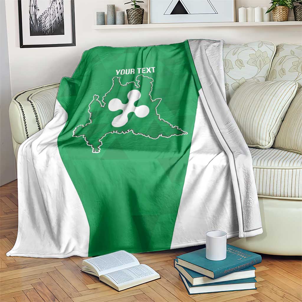 Personalized Italy Lombardy Blanket Inspiration Flags Style