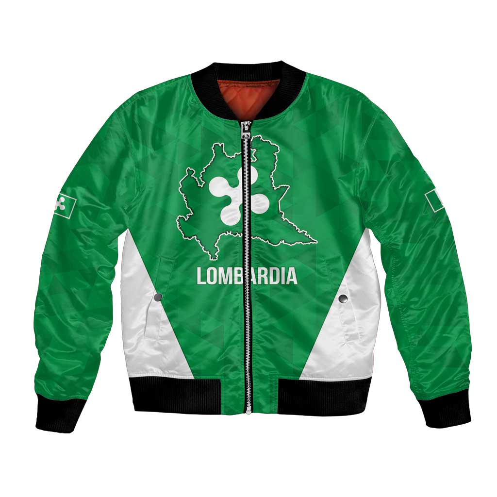 Personalized Italy Lombardy Bomber Jacket Inspiration Flags Style