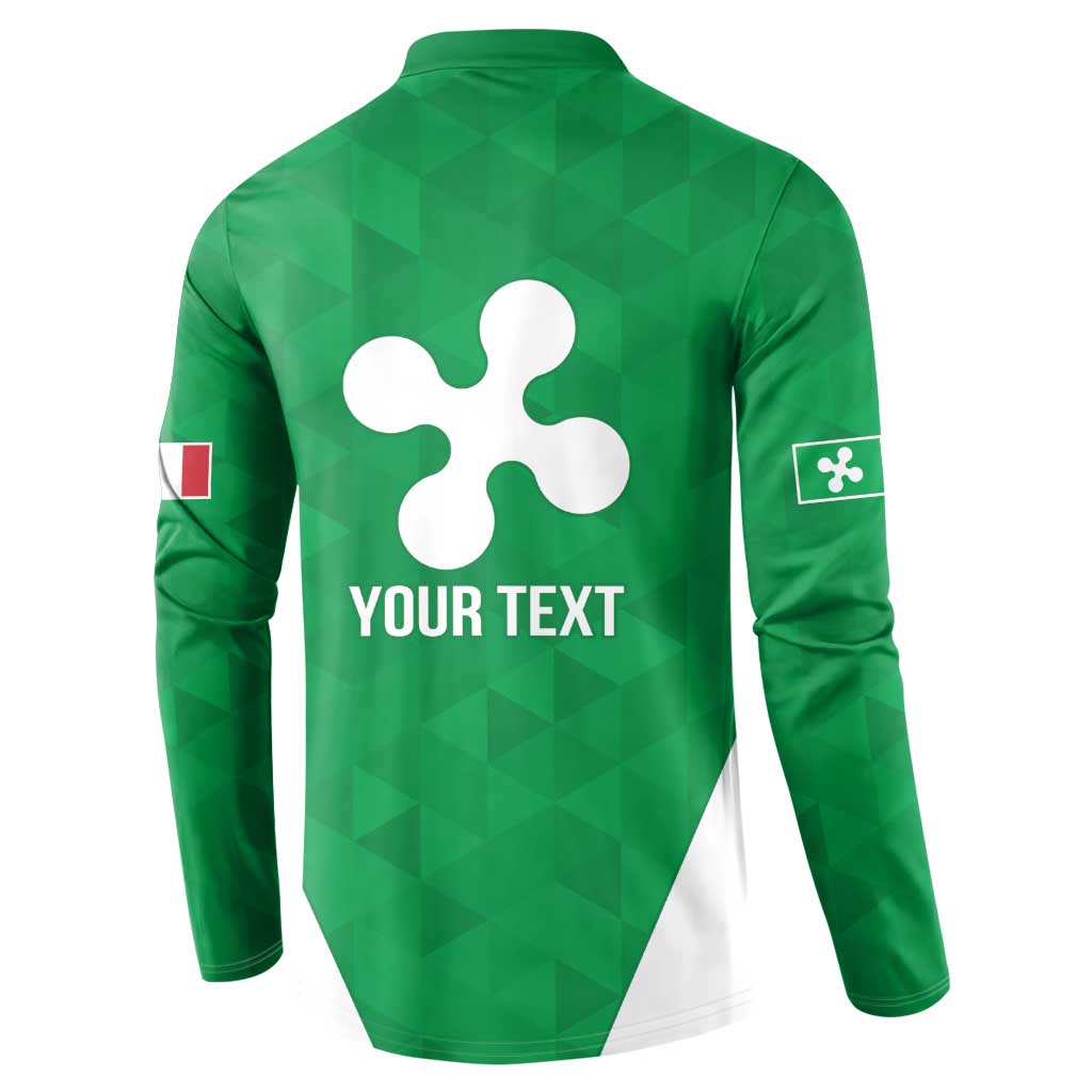 Personalized Italy Lombardy Button Sweatshirt Inspiration Flags Style