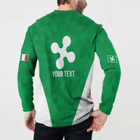 Personalized Italy Lombardy Button Sweatshirt Inspiration Flags Style