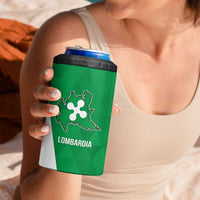 Personalized Italy Lombardy 4 in 1 Can Cooler Tumbler Inspiration Flags Style