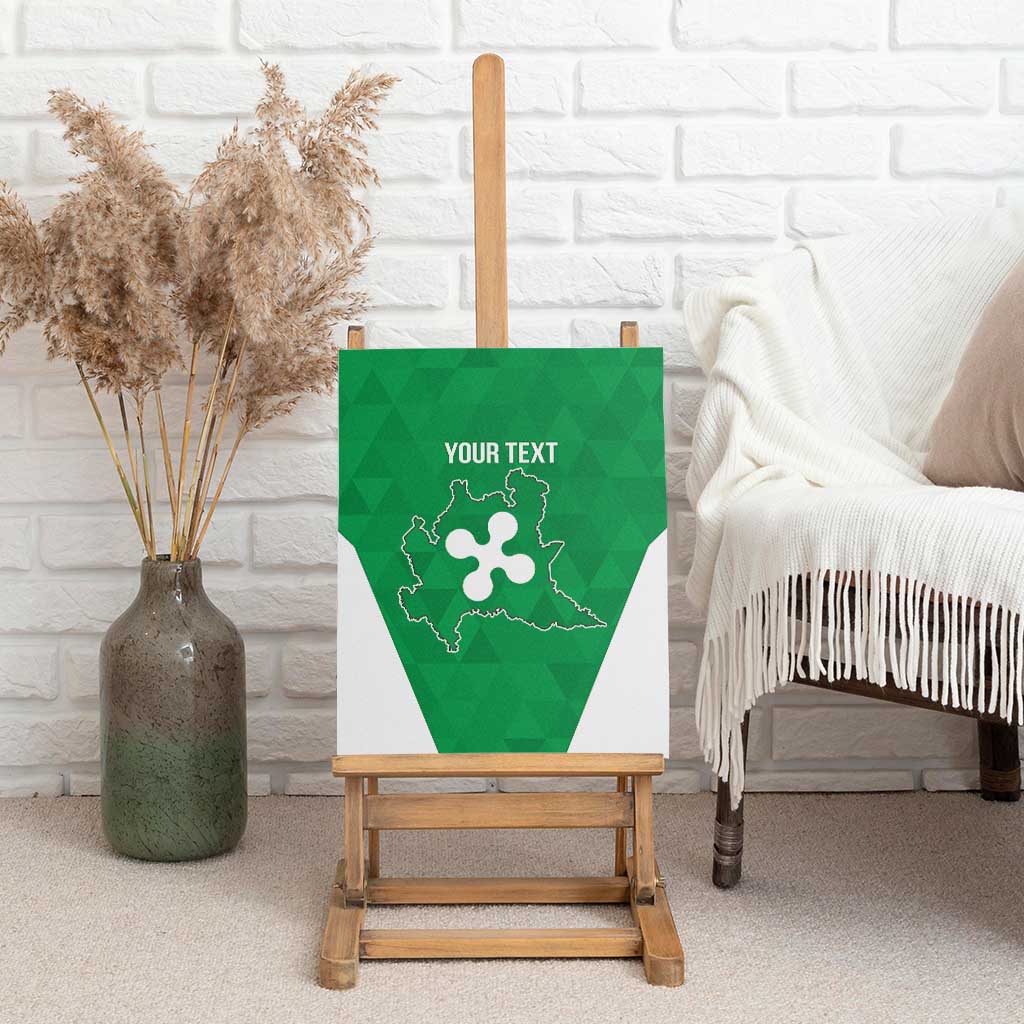Personalized Italy Lombardy Canvas Wall Art Inspiration Flags Style