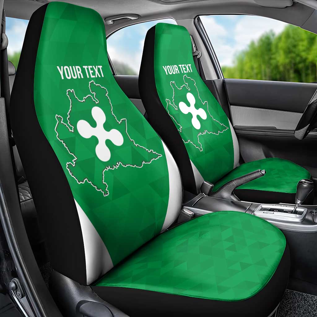 Personalized Italy Lombardy Car Seat Cover Inspiration Flags Style