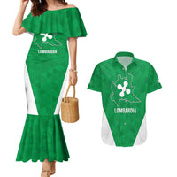 Personalized Italy Lombardy Couples Matching Mermaid Dress and Hawaiian Shirt Inspiration Flags Style