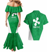 Personalized Italy Lombardy Couples Matching Mermaid Dress and Hawaiian Shirt Inspiration Flags Style