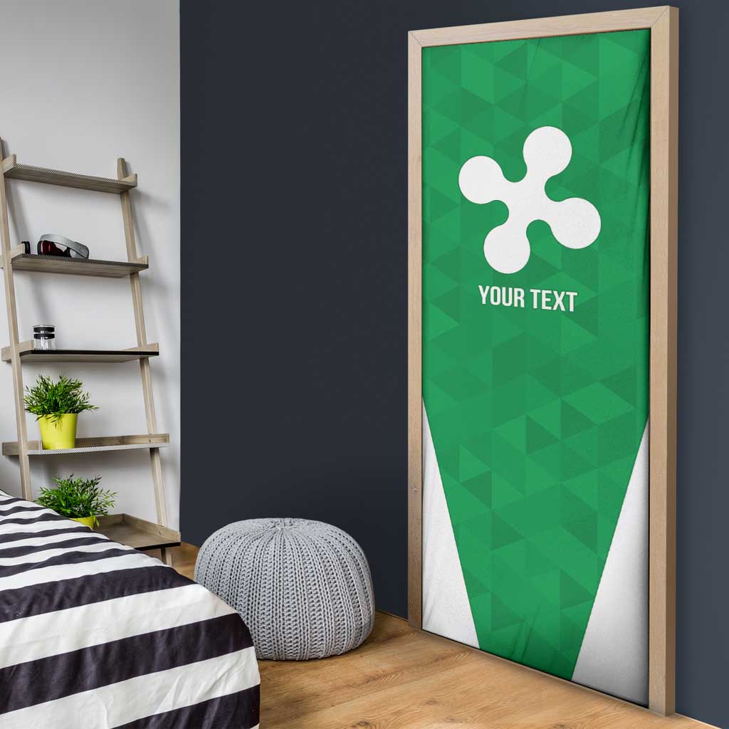 Personalized Italy Lombardy Door Cover Inspiration Flags Style - Wonder Print Shop