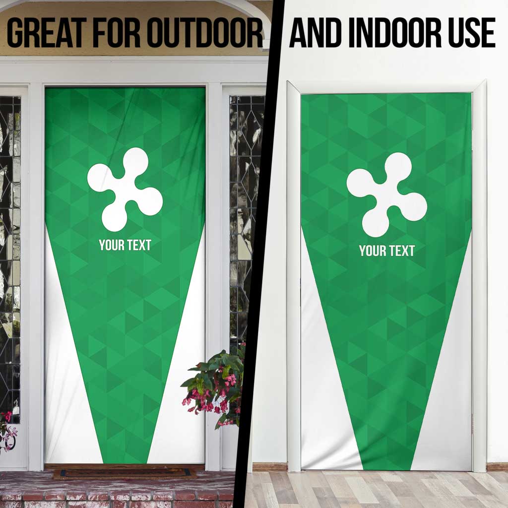 Personalized Italy Lombardy Door Cover Inspiration Flags Style - Wonder Print Shop
