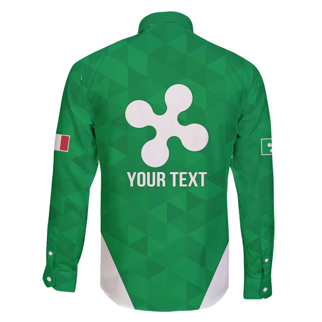 Personalized Italy Lombardy Family Matching Long Sleeve Bodycon Dress and Hawaiian Shirt Inspiration Flags Style