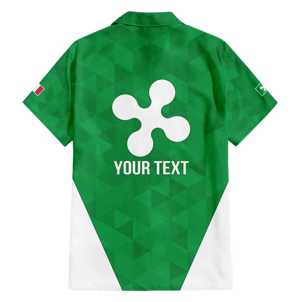 Personalized Italy Lombardy Family Matching Short Sleeve Bodycon Dress and Hawaiian Shirt Inspiration Flags Style