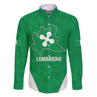 Personalized Italy Lombardy Family Matching Short Sleeve Bodycon Dress and Hawaiian Shirt Inspiration Flags Style