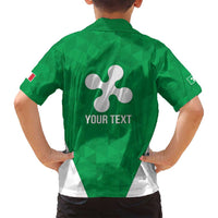 Personalized Italy Lombardy Family Matching Tank Maxi Dress and Hawaiian Shirt Inspiration Flags Style