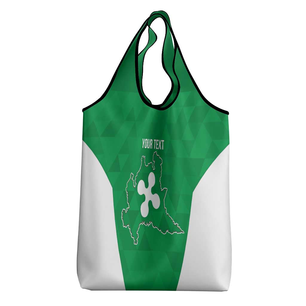 Personalized Italy Lombardy Grocery Bag Inspiration Flags Style